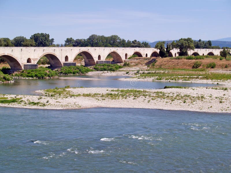 Pont Saint Esprit, Gard, France Stock Image Image of architecture, medieval 26964653