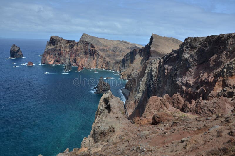 Ponta tun Rosto auf Madeira-Insel lizenzfreie stockfotos Ponta tun Rosto auf Madeira-Insel lizenzfreie stockfotos