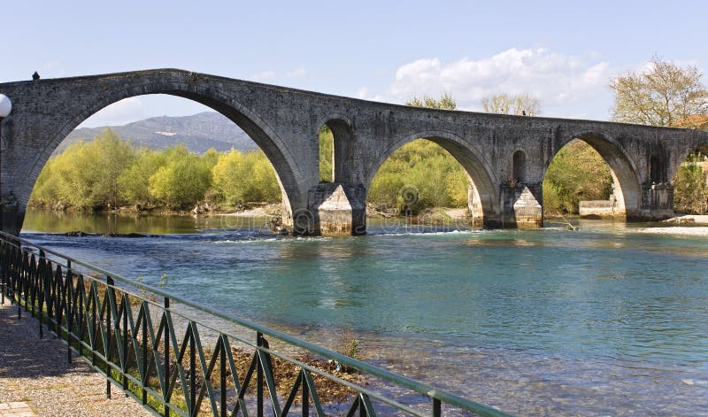 Historic stone bridge of Arta at Greece. Historic stone bridge of Arta at Greece