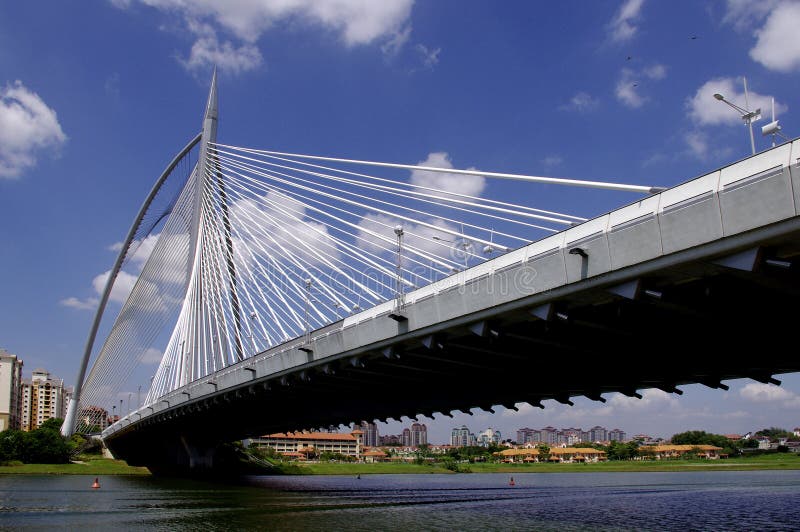 Ponte de Seri Wawasan fotografia de stock Ponte de Seri Wawasan fotografia de stock