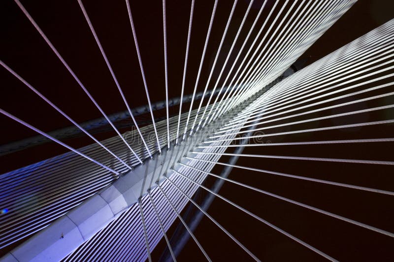 Ponte suspensa fotografia de stock