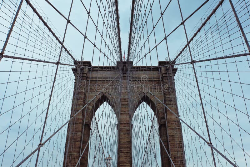 Ponte di Brooklyn fotografia stock Ponte di Brooklyn fotografia stock