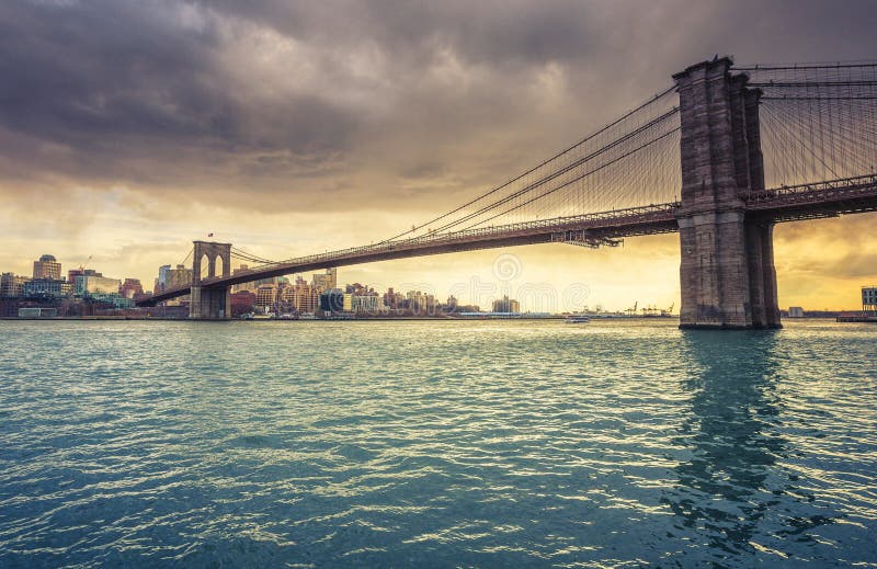 Ponte di Brooklyn New York fotografia stock libera da diritti Ponte di Brooklyn New York fotografia stock libera da diritti