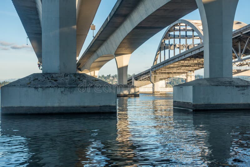 Ponte di Seattle fotografia stock libera da diritti Ponte di Seattle fotografia stock libera da diritti