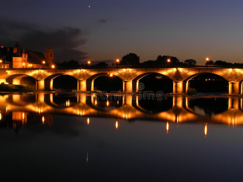 Ponte sobre o rio fotografia de stock royalty free