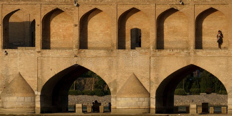 Esfahan Iran  Si o seh pol Bridge in Esfahan, Iran, also known as 33 bridge - June 11 June, 2017. Esfahan Iran  Si o seh pol Bridge in Esfahan, Iran, also known as 33 bridge - June 11 June, 2017