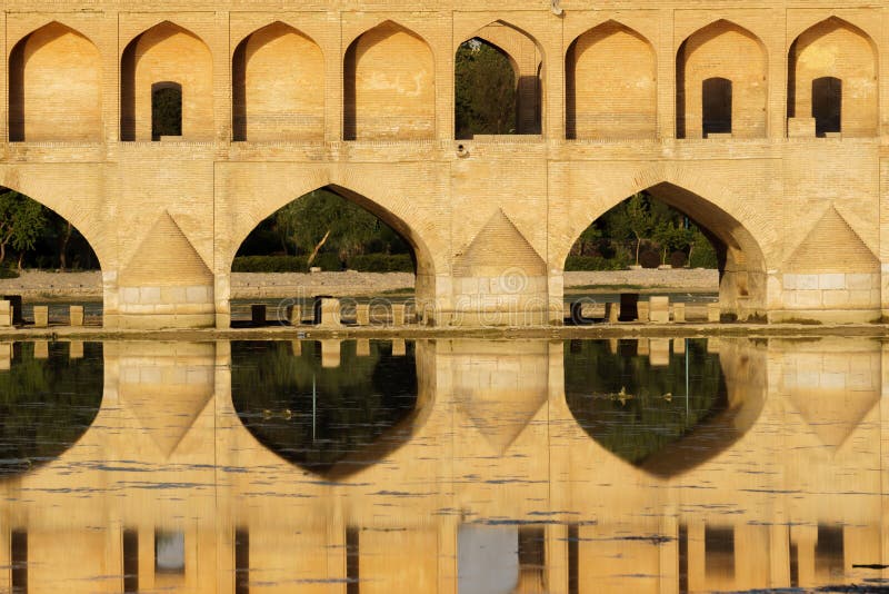 Esfahan Iran  Si o seh pol Bridge in Esfahan, Iran, also known as 33 bridge - June 11 June, 2017. Esfahan Iran  Si o seh pol Bridge in Esfahan, Iran, also known as 33 bridge - June 11 June, 2017