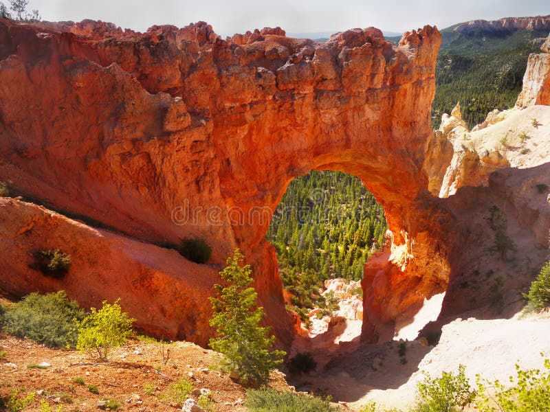 Ponte natural Bryce Canyon National Park, Utá foto de stock Ponte natural Bryce Canyon National Park, Utá foto de stock