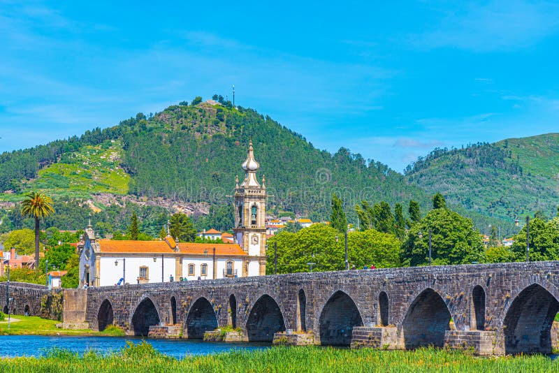 Ponte romana em ponte de lima em portugal
