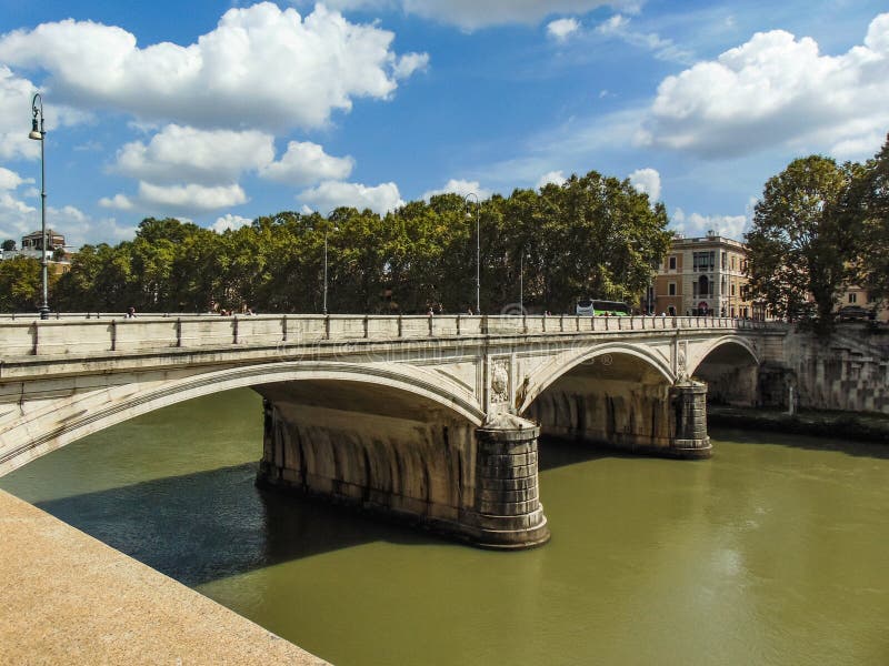 Ponte Umberto I, Rome - Italy stock photography Ponte Umberto I, Rome - Italy stock photography
