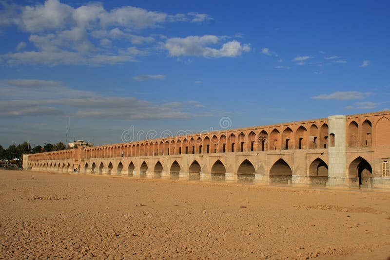 33 pol bridge in Isfahan, Iran. 33 pol bridge in Isfahan, Iran