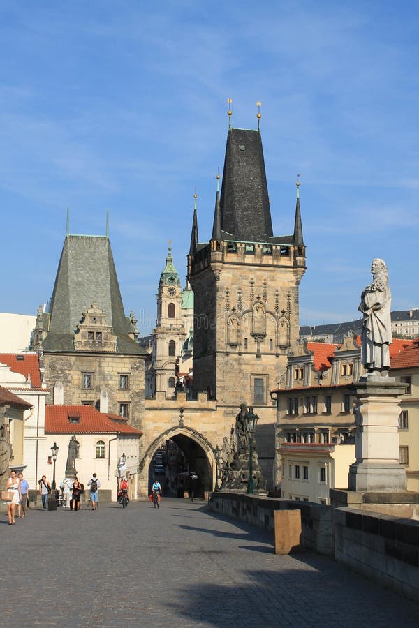 Ponticello del Charles nella Repubblica ceca di Praga immagini stock Ponticello del Charles nella Repubblica ceca di Praga immagini stock