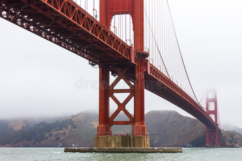 Ponticello di cancello dorato, San Francisco, California fotografia stock libera da diritti Ponticello di cancello dorato, San Francisco, California fotografia stock libera da diritti