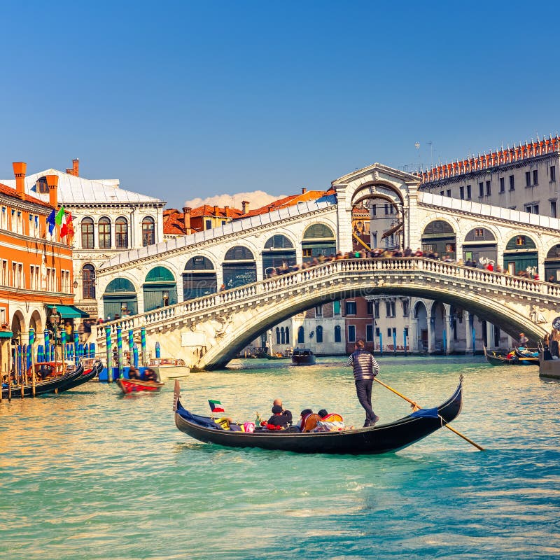 Ponticello di Rialto a Venezia fotografia stock libera da diritti Ponticello di Rialto a Venezia fotografia stock libera da diritti