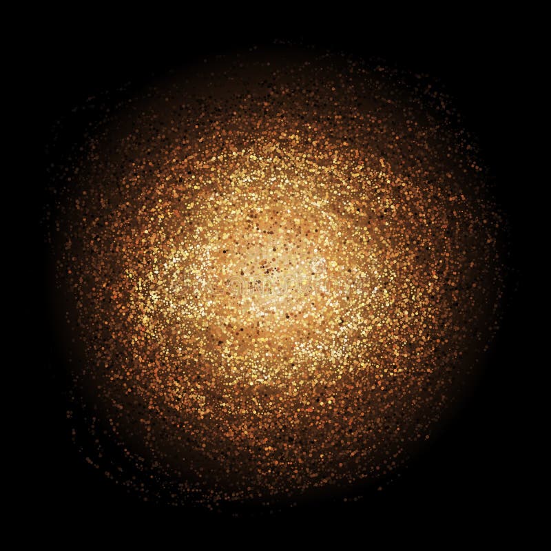 Ponto colorido calor das partículas ilustração stock