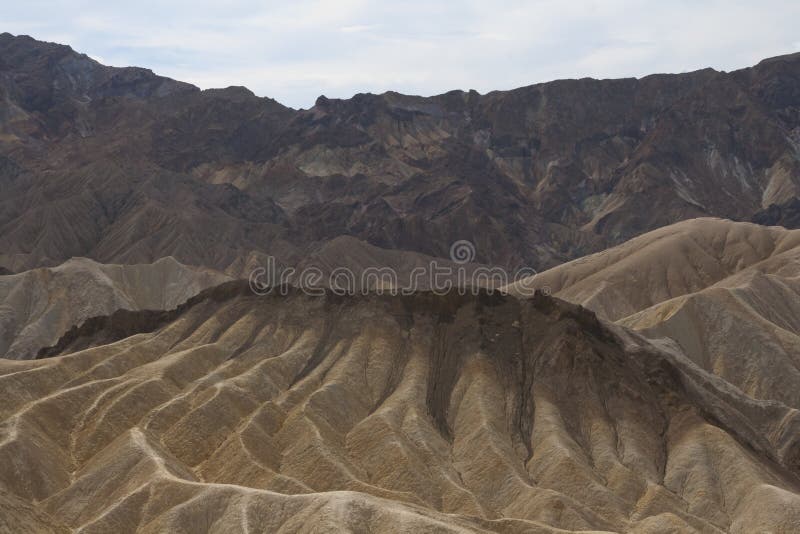 Ponto de Zabriskie, o Vale da Morte, Califórnia, EUA fotos de stock royalty free Ponto de Zabriskie, o Vale da Morte, Califórnia, EUA fotos de stock royalty free