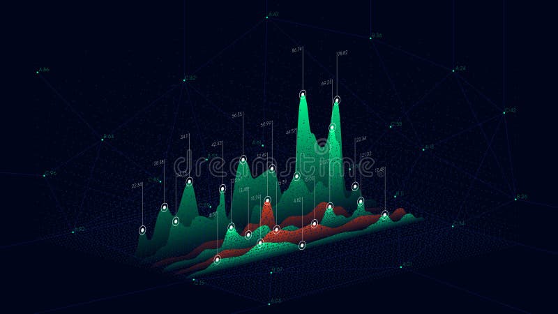 Pontos da conexão do sumário do contexto da tecnologia, gráfico futurista dos dados do infographics ilustração royalty free Pontos da conexão do sumário do contexto da tecnologia, gráfico futurista dos dados do infographics ilustração royalty free