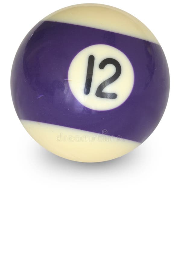 Pool ball number 12