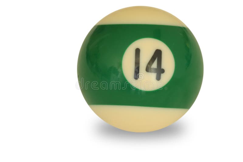 Pool ball number 14