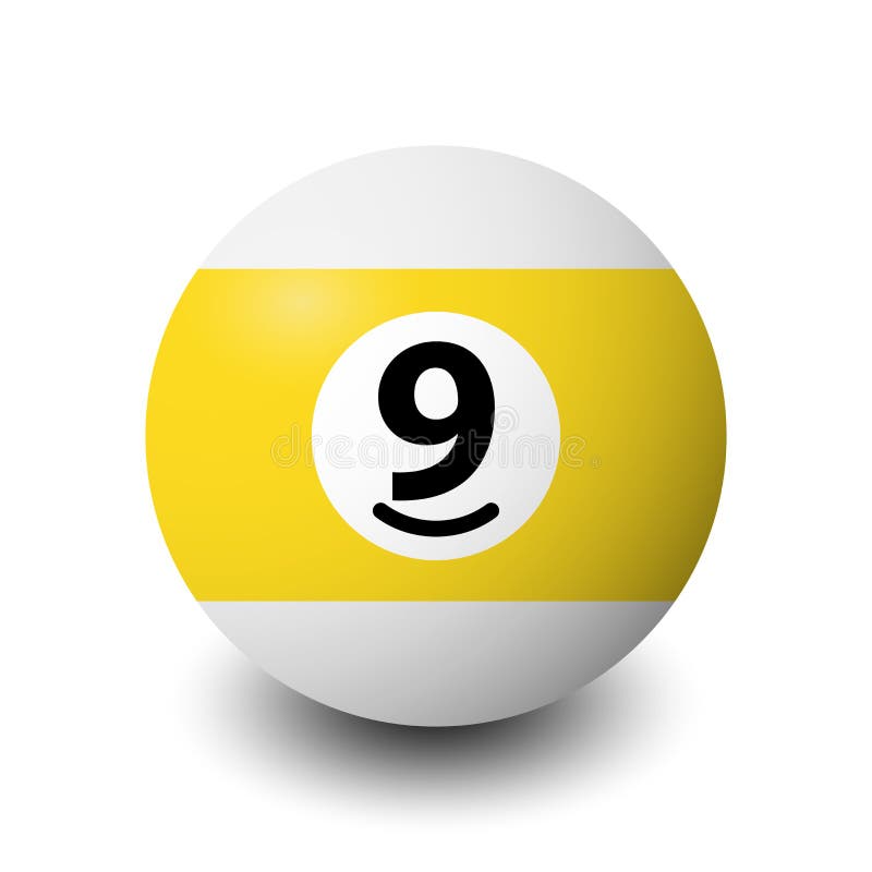 Billiard Pool Balls Set, Realistic Vector Illustration Stock Vector