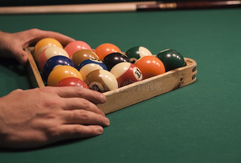 Pool (billiard) game stock photo. Image of hits, aiming 22951702