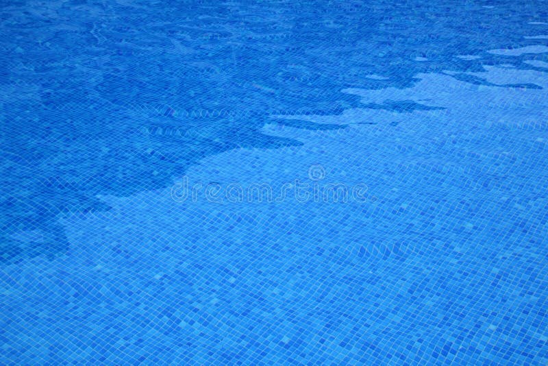Pool Blue Tiles Pattern Texture Water Reflection Stock Image - Image of ...