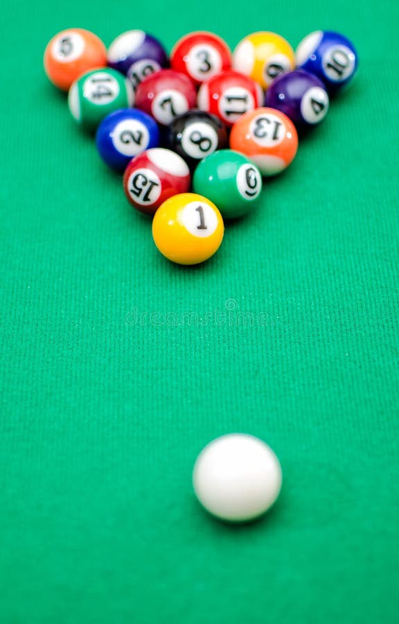 Pool game balls stock image. Image of play, lying, leisure 28625395