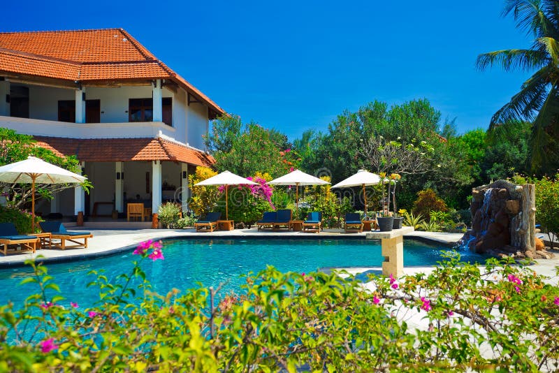 Pool in hotel