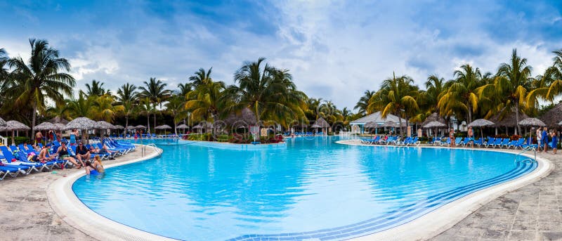 Pool Panorama of Melia Las Duna Hotel resort