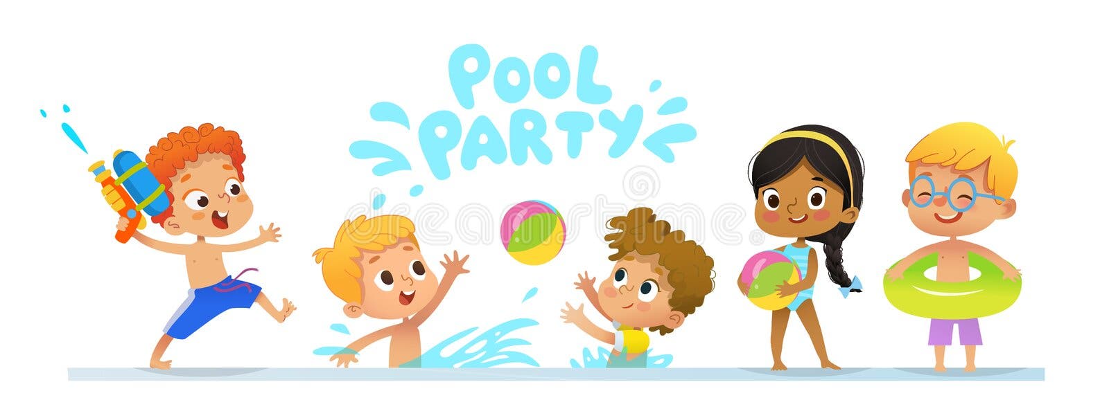 Pool Party Graphic Stock Illustrations – 4,056 Pool Party Graphic Stock  Illustrations, Vectors & Clipart - Dreamstime