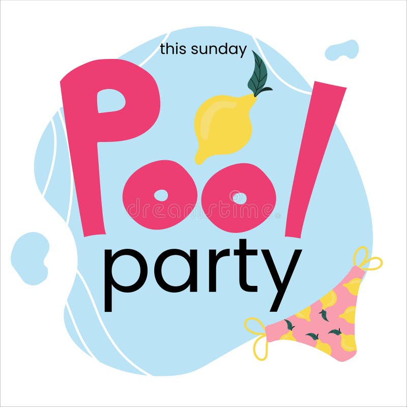 Pool Party Logo Stock Illustrations – 1,107 Pool Party Logo Stock  Illustrations, Vectors & Clipart - Dreamstime