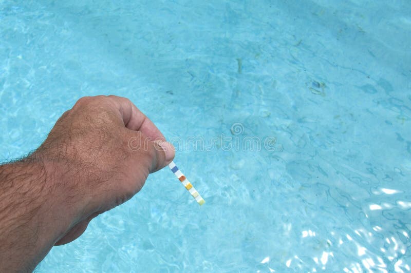 Pool-Prüfung stockfotos Pool-Prüfung stockfotos