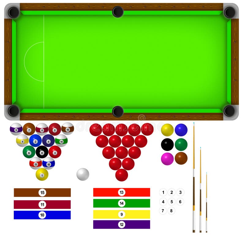 Pool Table Royalty Free Stock Photography - Image: 20855407