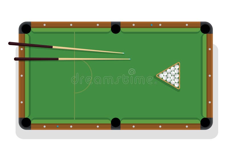 Pool Table Top View Stock Illustrations 754 Pool Table Top View Stock Illustrations, Vectors