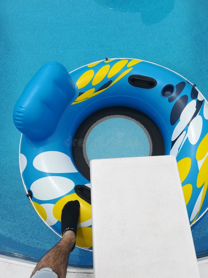 Pool tube and diving board royalty free stock photo Pool tube and diving board royalty free stock photo