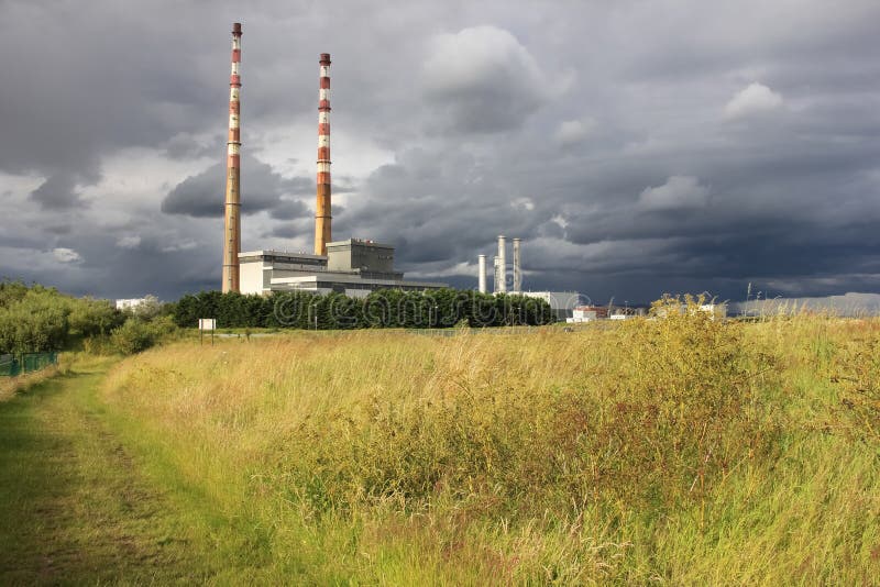 Poolbeg Triebwerkanlage stockbilder Poolbeg Triebwerkanlage stockbilder