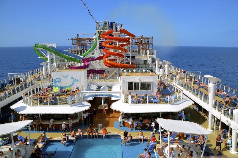 Poolgebied van een Noors Cruiseschip Poolgebied van een Noors Cruiseschip