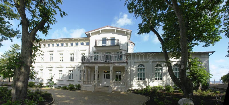 A view of the exterior of the Hotel Apollo in Darlowo, Poland. A view of the exterior of the Hotel Apollo in Darlowo, Poland.