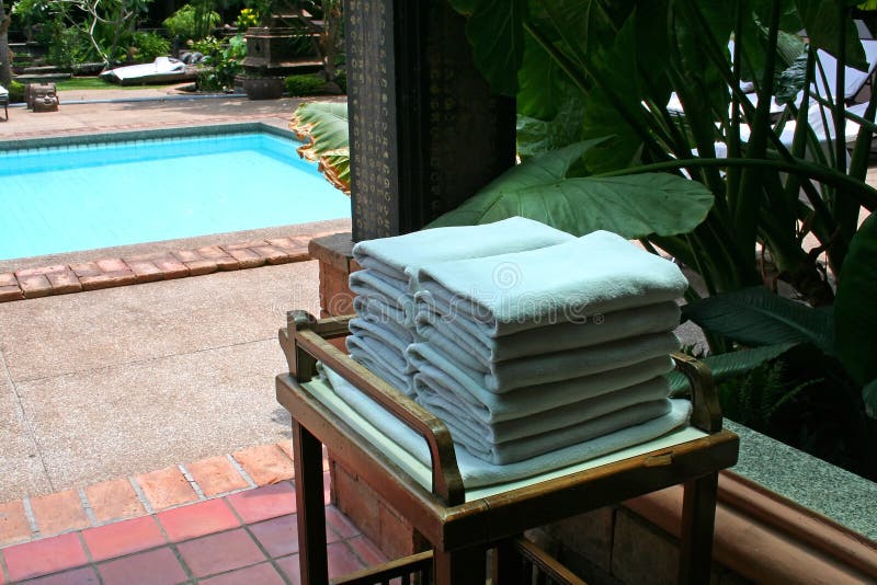 Poolside towels