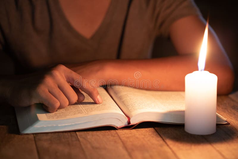 Poor Children Read Books Using Candles for Lighting., Disadvantaged