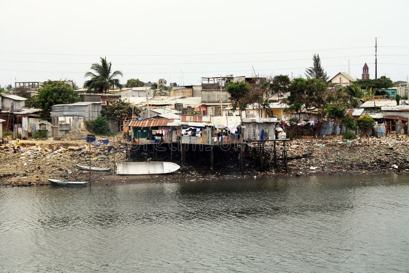 Poor slum area in Panama. stock image. Image of town 181577801