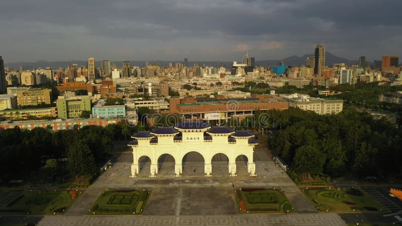 Poort van chiang kai shek herdenkhal in taipei - stad taiwan.