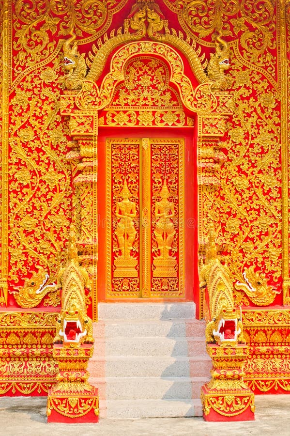Poort van de tempel. royalty-vrije stock foto Poort van de tempel. royalty-vrije stock foto