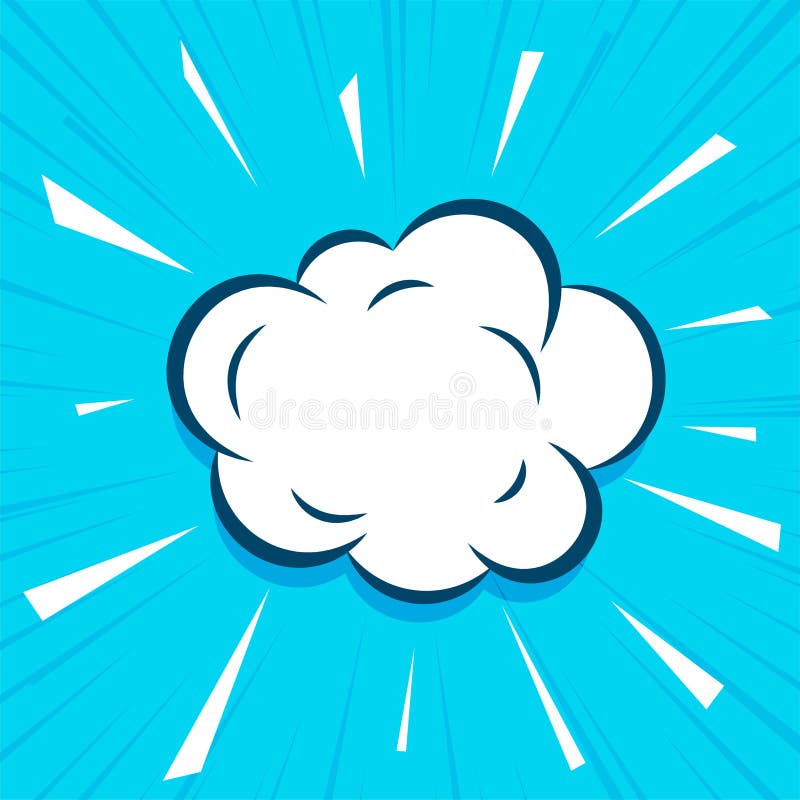 Pop art abstract blank frame background in comic style royalty free illustration