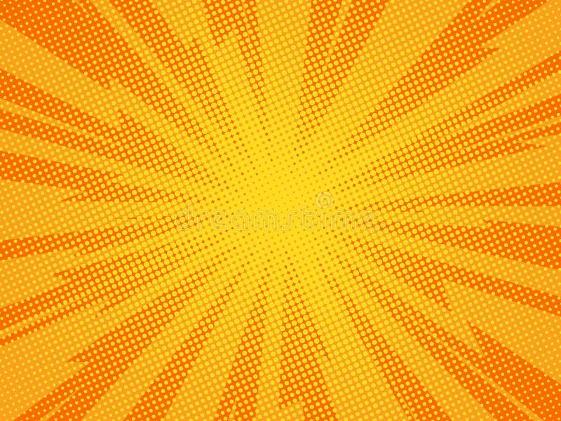 Orange comic background stock vector. Illustration of death - 113828730