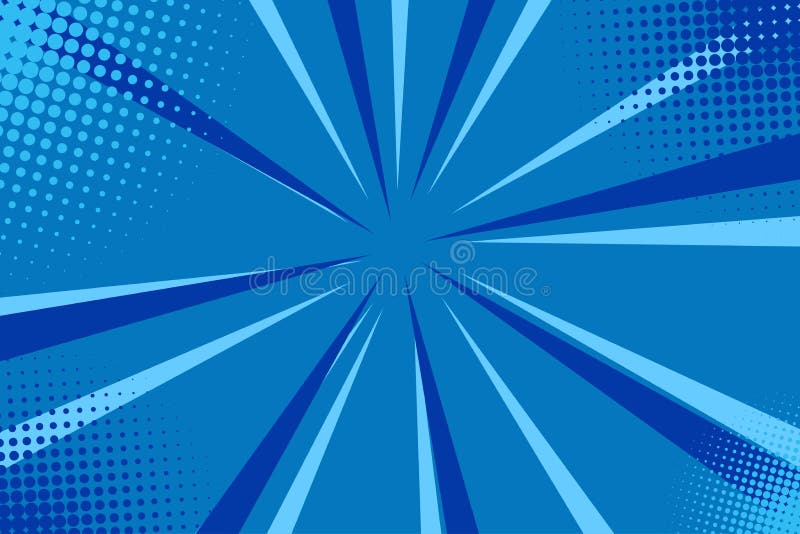 Comic book pop art strip radial backdrop royalty free illustration