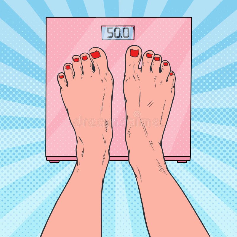 https://thumbs.dreamstime.com/b/pop-art-female-feet-weighing-scales-woman-measuring-body-weight-pop-art-female-feet-weighing-scales-woman-measuring-body-112338113.jpg