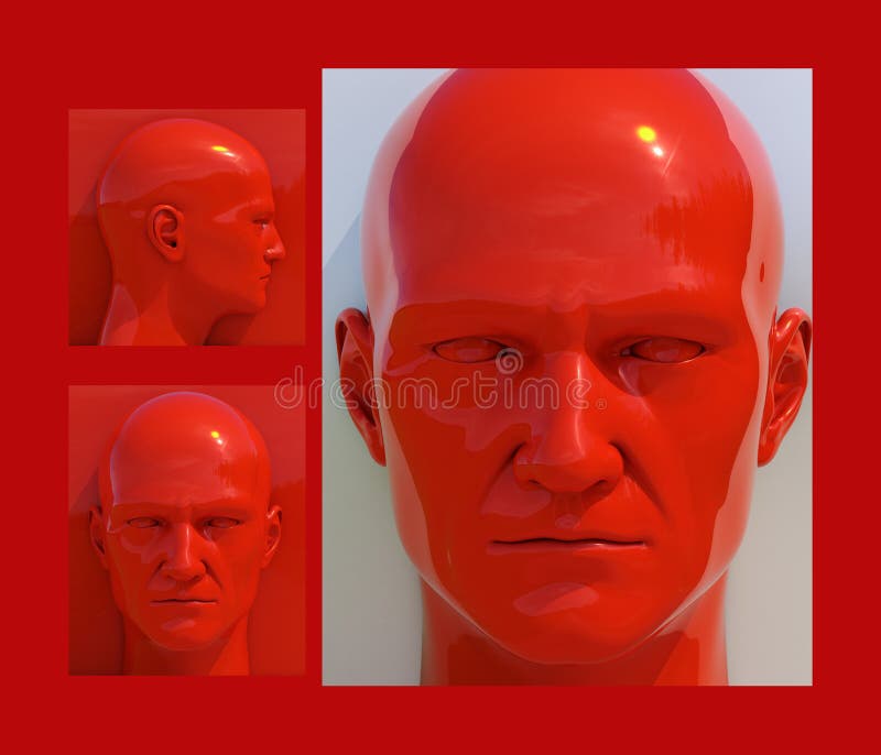 Pop Art Heads stock illustratie