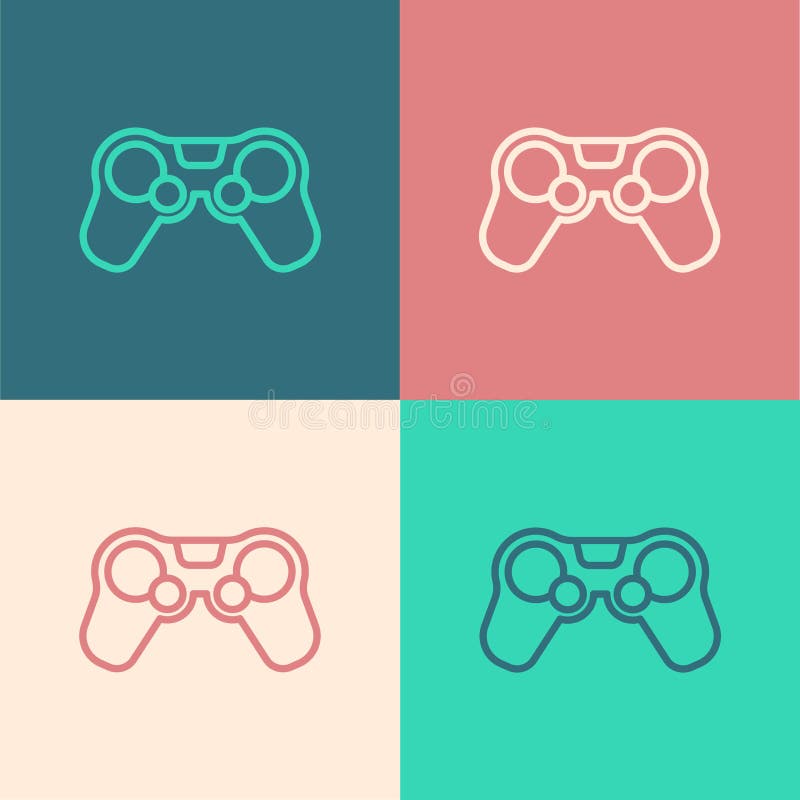 Game Controller Line Art Stock Illustrations 5 128 Game Controller Line Art Stock