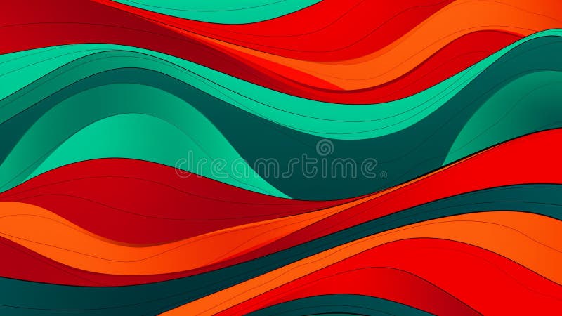 Motor de aprindere cu grafică pop și model retro, roșu și verde smarald stock illustration